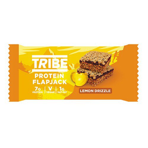Tribe  Protein Flapjack  Lemon Drizzle - 12x50g