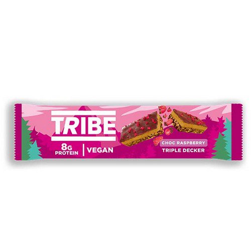 Tribe  Triple Decker Choc Raspberry Bar  12x40g