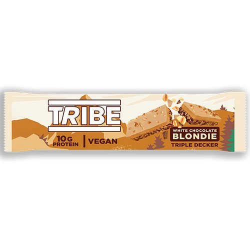 Tribe  Triple Decker White Choc Blondie Bar  12x45g