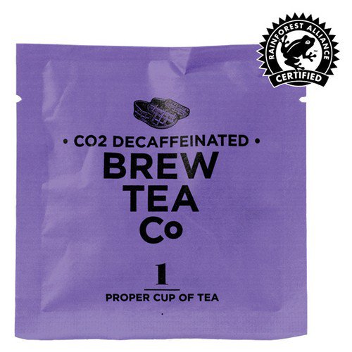 Brew Tea Individually Wrapped / Env  Co2 Decaffeinated Tea  1x100 Box