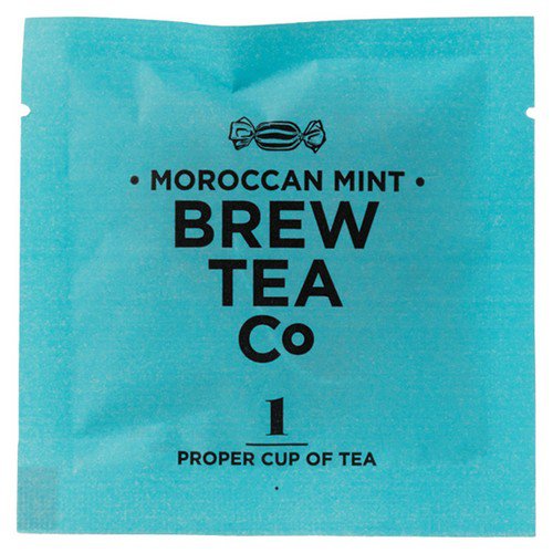 Brew Tea Individually Wrapped / Env  Moroccan Mint  1x100 Box Hot Drinks JA6671