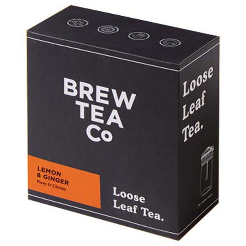 Brew Tea Loose Leaf  Lemon & Ginger  1x500g Hot Drinks JA6674