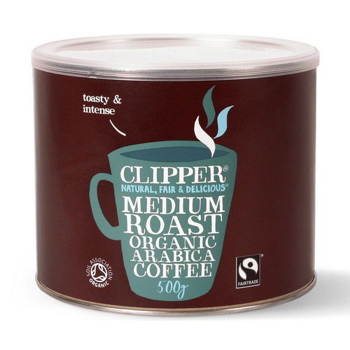 Clipper Coffee  F/T Organic Arabica Coffee  1x500g Tub