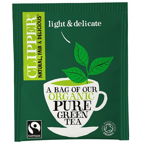 Clipper Enveloped  250's  F/T Organic Pure Green Tea - 1x250