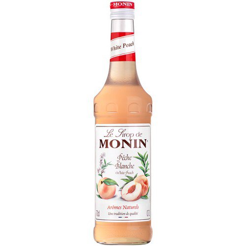 Monin  Glass  White Peach Syrup - 1x700ml