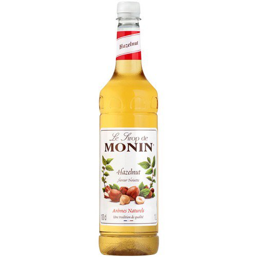Monin  Plastic  Hazelnut Syrup - 1x1L