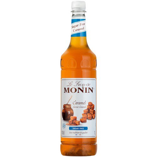 Monin  Plastic  Sugar Free Caramel Syrup - 1x1L Food & Groceries JA6740