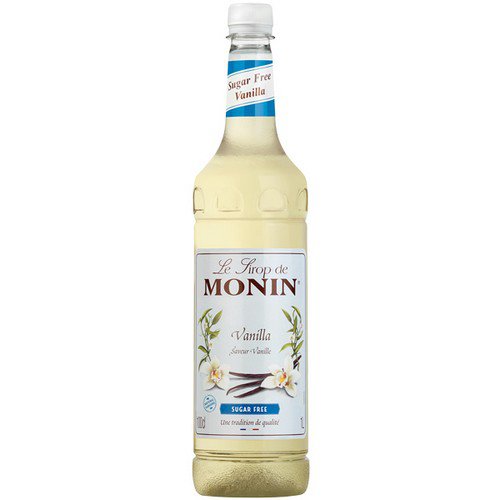 Monin  Plastic  Sugar Free Vanilla Syrup - 1x1L