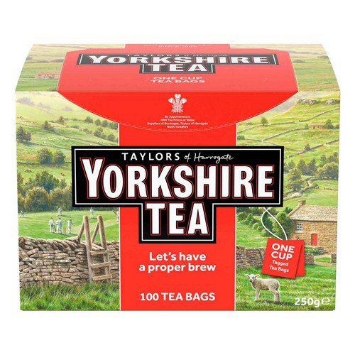Yorkshire Tea St/Tag (Bags)  Single Box  1x100 Hot Drinks JA6766