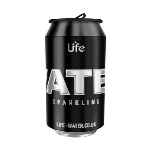 Life Water  Cans  Sparkling - 24x330ml Cold Drinks JA6787