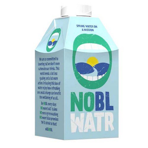 NOBL WATR Carton  Spring Water  12x500ml Cold Drinks JA6794