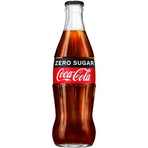 Coke Zero Glass Bottles  24x330ml Cold Drinks JA6816