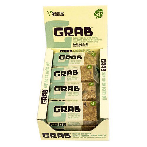 Grab Butter Flapjack with Fruits & Seeds  12x65g