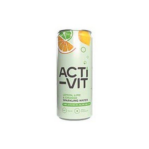 ActiVit  Vitamin Sparkling Water - Lemon Lime & Orange - 12x330ml Cold Drinks JA6831
