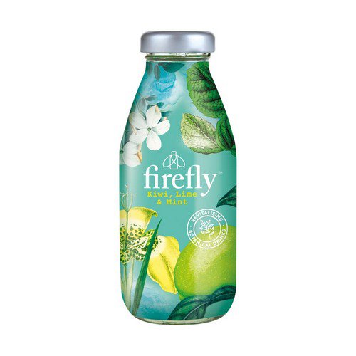 Firefly  Dark Green  Kiwi Lime & Mint - 12x330ml Glass Cold Drinks JA6843