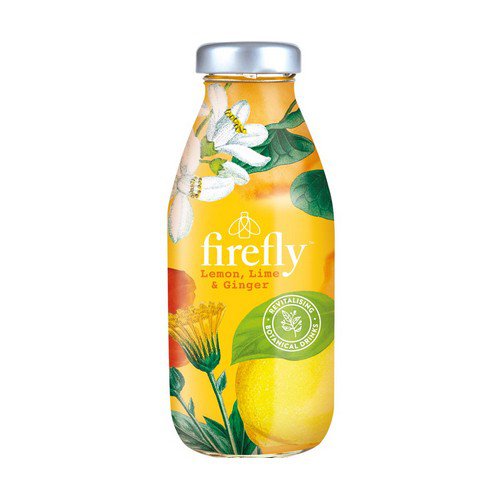 Firefly  Yellow  Lemon Lime Ginger - 12x330ml Glass Cold Drinks JA6846