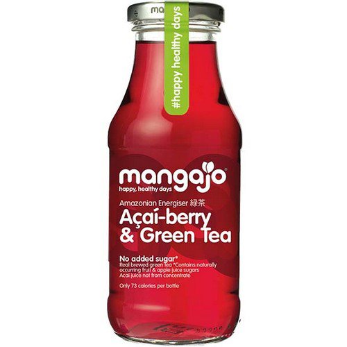 Mangajo  Acai Berry & Green Tea  12x250ml Glass Cold Drinks JA6860