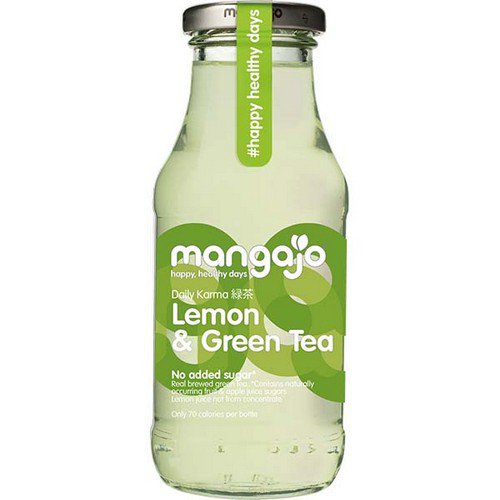 Mangajo  Lemon & Green Tea  12x250ml Glass Cold Drinks JA6863