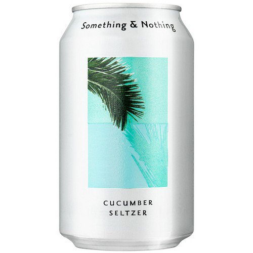 Something & Nothing  Cucumber Seltzer  12x330ml Cold Drinks JA6865