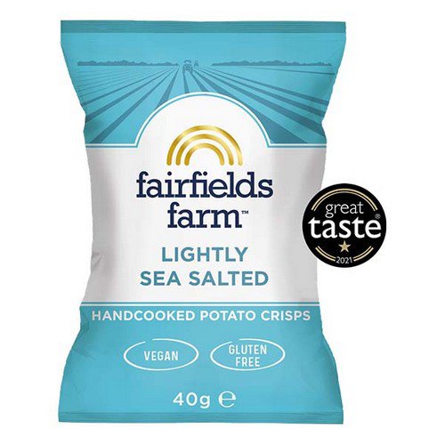 Fairfields Crisps  Lightly Sea Salted  36x40g