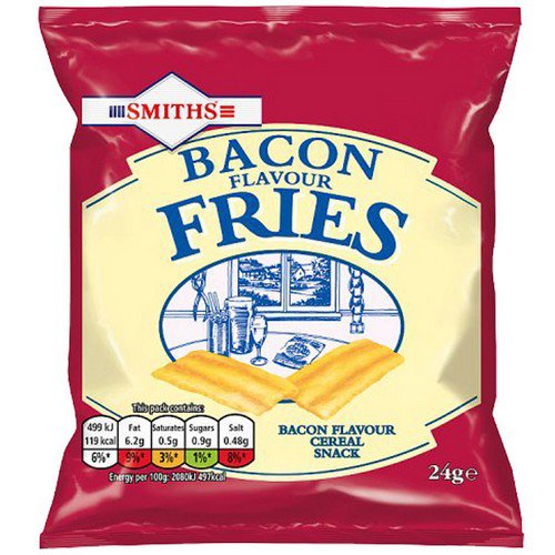 Smiths  Bacon Fries  24x24g Card