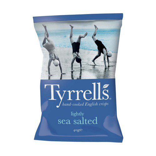 Tyrrells  Lightly Sea Salted  24x40g Food & Confectionery JA6895
