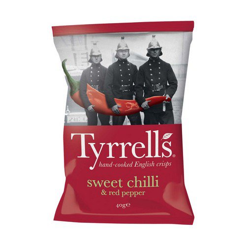 Tyrrells  Sweet Chilli & Red Pepper  24x40g Food & Confectionery JA6899