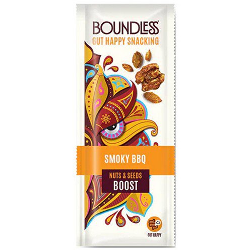 Boundless Nuts & Seeds  Smoky BBQ  16x25g Food & Groceries JA6920