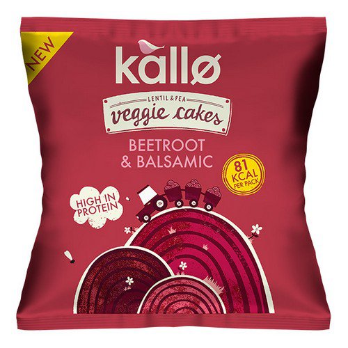 Kallo Veggie Cake  Beetroot & Balsamic  12x22g