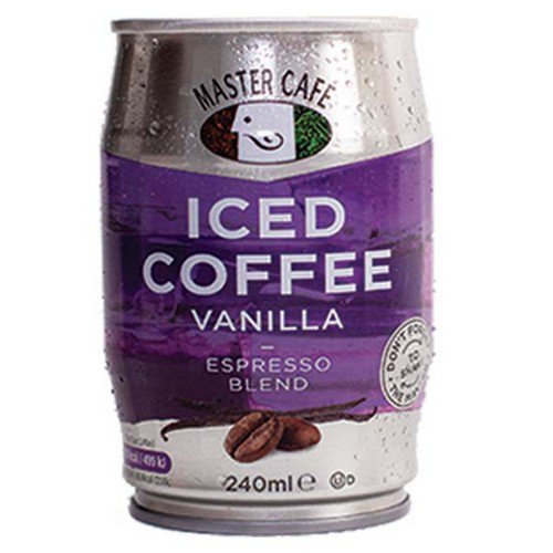 Master Cafe  Iced Coffee  Vanilla - 24x240ml Cold Drinks JA6940