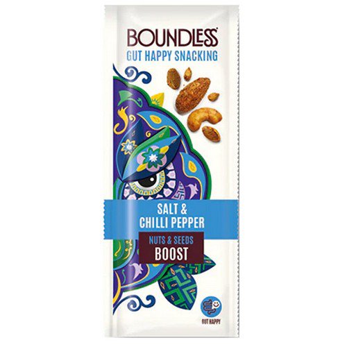 Boundless Nuts & Seeds  Salt & Chilli Pepper  16x25g