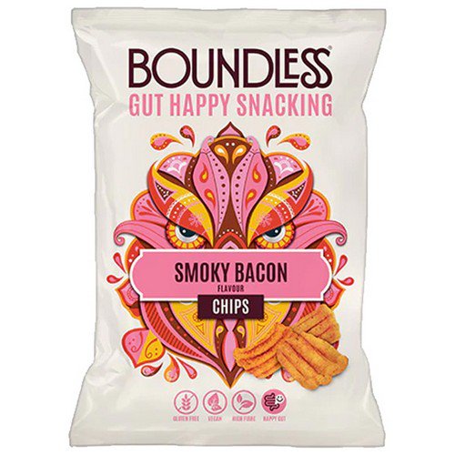 Boundless Chips  Smoky Bacon  24x23g Food & Confectionery JA6986