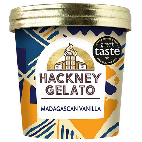 Hackney Gelato  Madagascan Vanilla  12x100ml