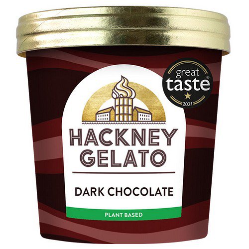 Hackney Gelato  Vegan   Dark Chocolate Sorbetto - 12x100ml Food & Groceries JA7004