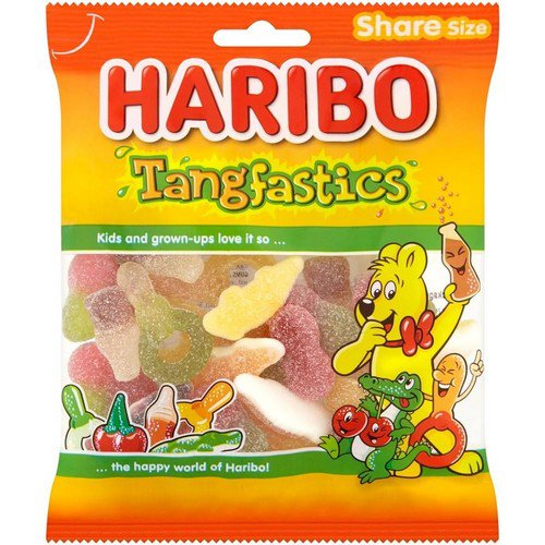 Haribo  Tangfastics Treat Bags  100x1 Food & Confectionery JA7009