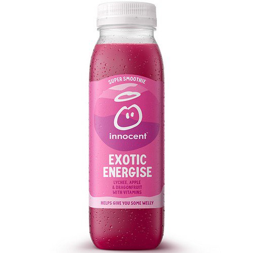Innocent  Exotic Energise Super Smoothie  8x300ml Cold Drinks JA7015