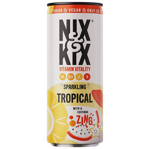 Nix&Kix  Vitamin Vitality  Tropical - 12x250ml Cold Drinks JA7037