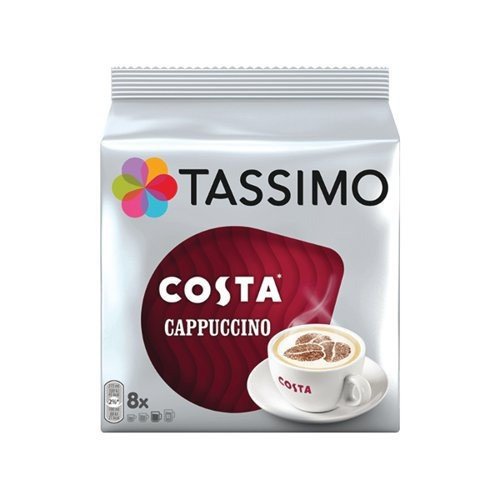 Tassimo Costa Cappuccino Coffee 16 Pods x5 Packs (Pack of 80) 4056513