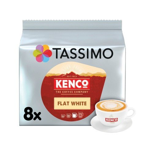 Tassimo Flat White Kenco Coffee Pods 8x5 Pods (Pack of 40) 4051498