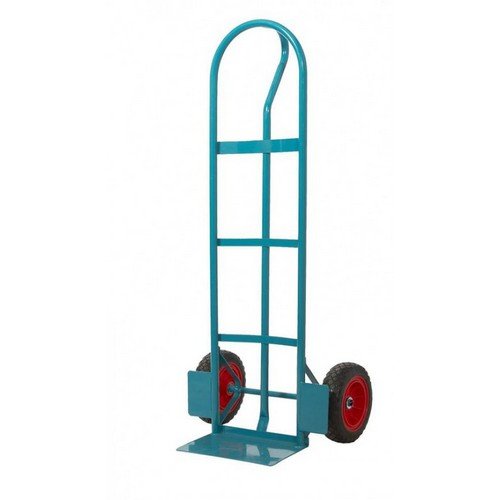 Apollo Heavy Duty Sack Truck; P Handle; Puncture Proof Wheels; Steel; 250Kg; Teal