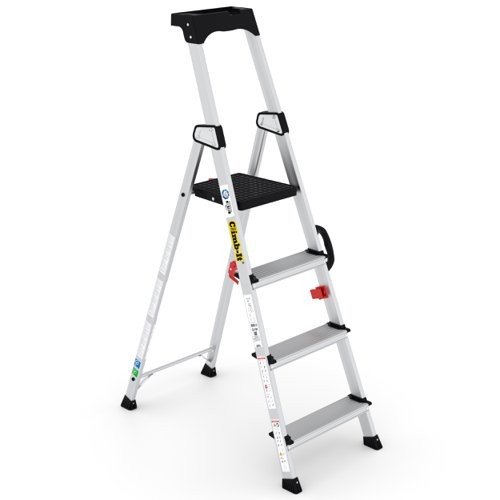 Professional Stepladders With Carry Handle 4 Tread