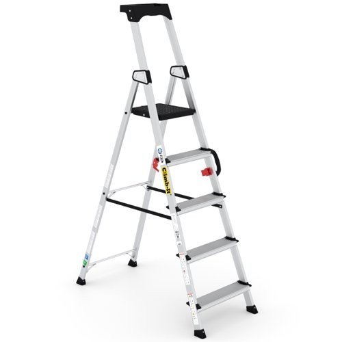 Professional Stepladders With Carry Handle 5 Tread