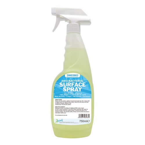 2Work Antibacterial Spray 750ml