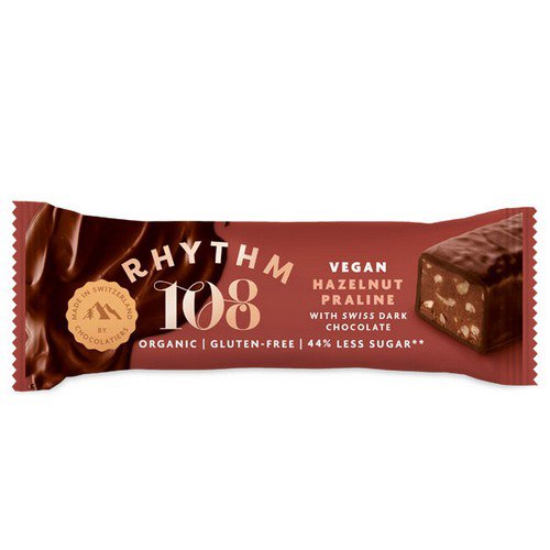 Rhythm 108  Swiss Choco Bar  Hazelnut Praline - 15x33G