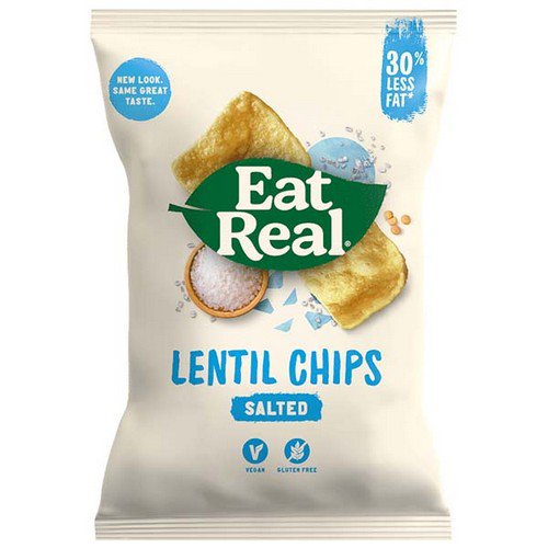 Eat Real  Vending  Lentil - Sea Salt - 24x22G Food & Groceries JA8620
