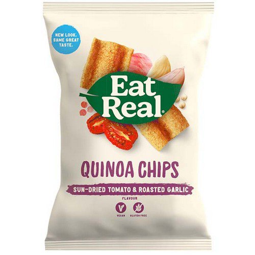 Eat Real  Vending  Quinoa - Tomato & Garlic - 24x22G Food & Groceries JA8621