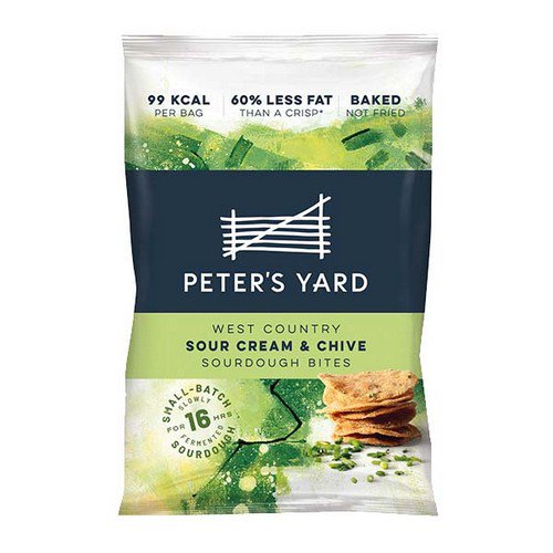 Peters Yard  Sourdough Bites  West Country Sour Cream & Chive - 12x24g Food & Groceries JA8640