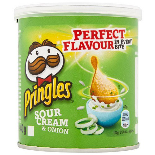 Pringles  Sour Cream & Onion  12x40g