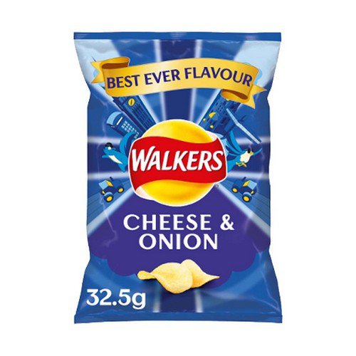 Walkers  Cheese & Onion  32x32.5g Food & Confectionery JA8670