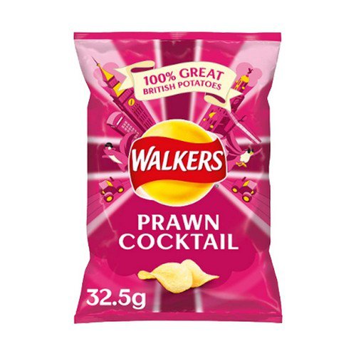Walkers  Prawn Cocktail  32x32.5g Food & Confectionery JA8671